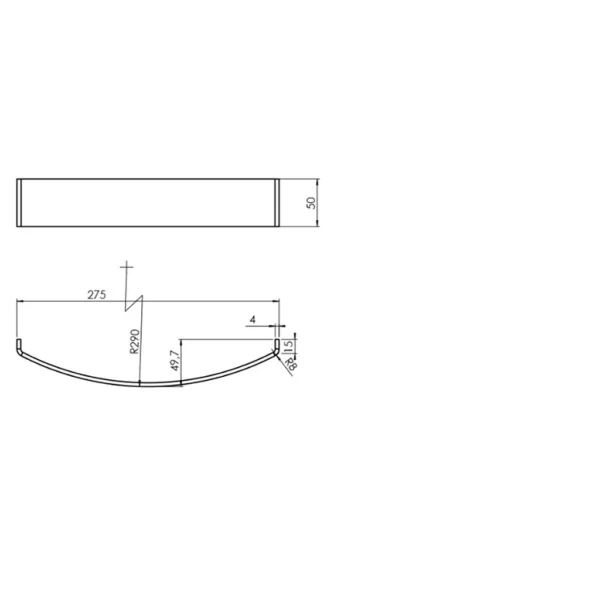 Ruit spoel strip TT20, TT21, TT23