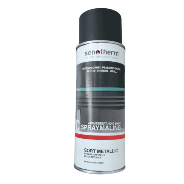 Hittebestendige lak Senotherm Zwart Metallic